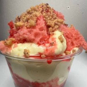 STRAWBERRY SHORT CAKE CHEESECAKE CUP