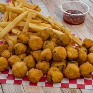 Fried Okra and Fries